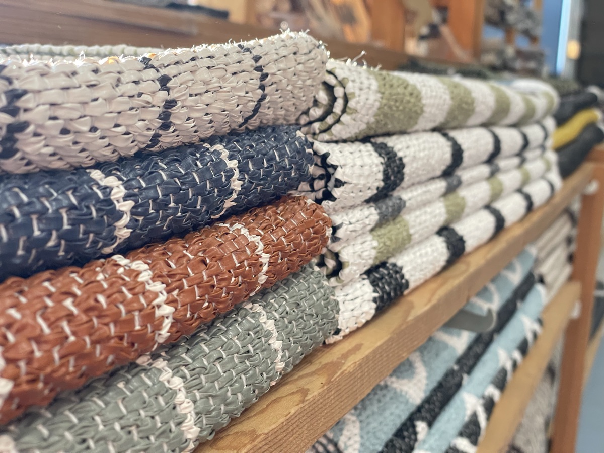 Nordic woven rugs at Finnport