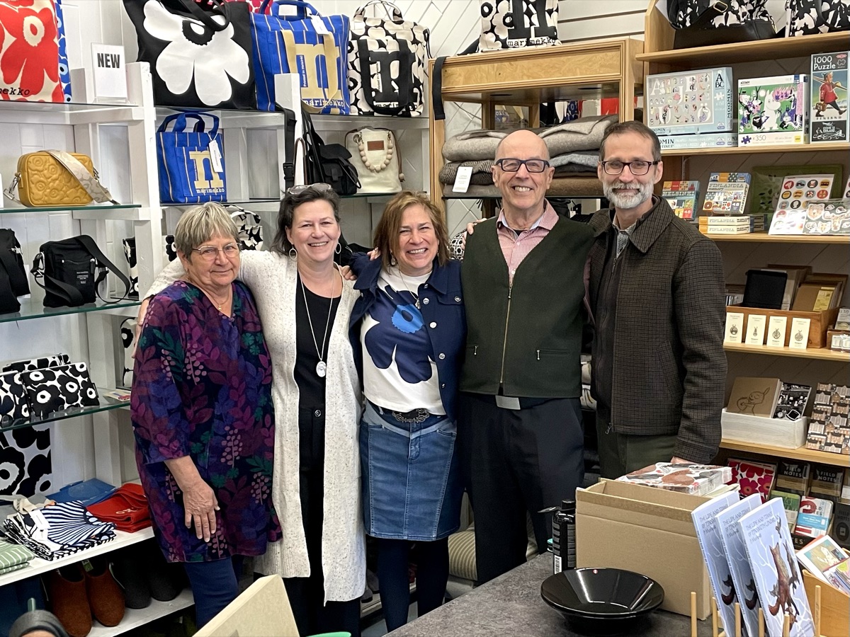 Finnport owners past and present at the 50th anniversary celebration